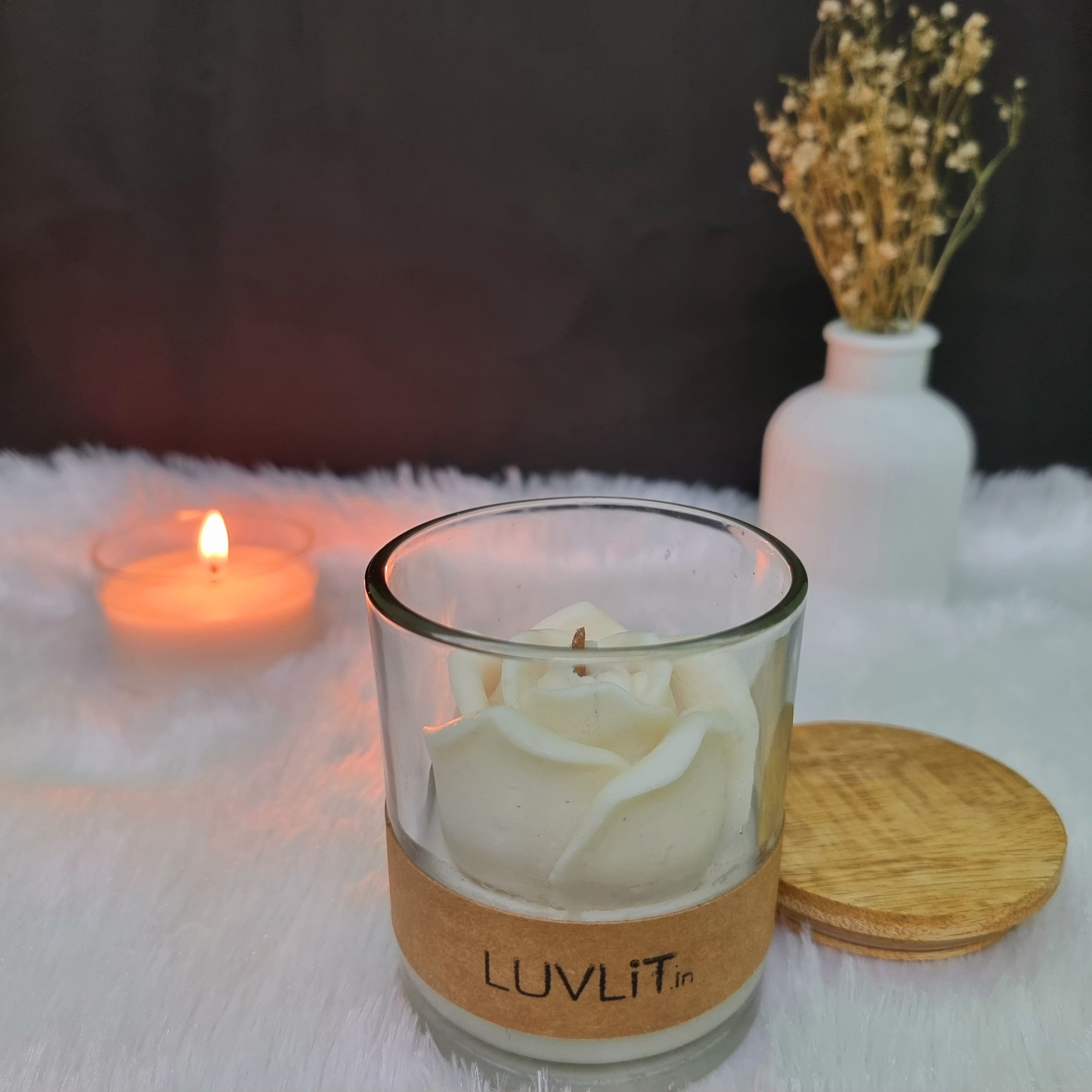 LUVLiT 100%Soy wax Scented candles - Blossom